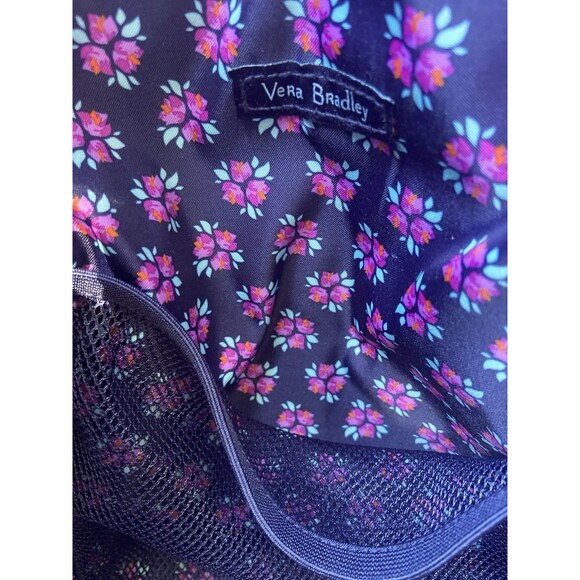 Vera Bradley Grand Traveler Weekender Bag Dream Paisley Purple Tapestry - Picture 13 of 16